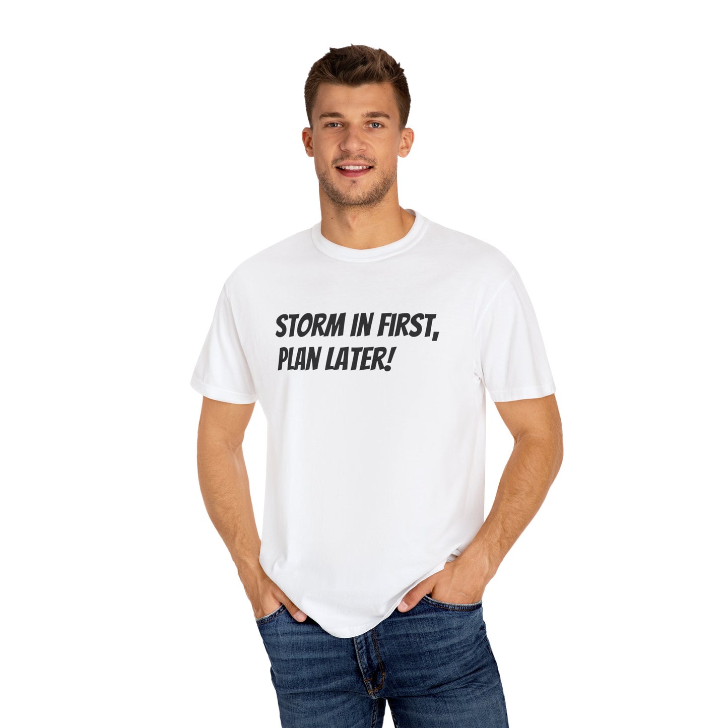 'Storm in first, plan later' Runebreakers Unisex Original Comfort shirt