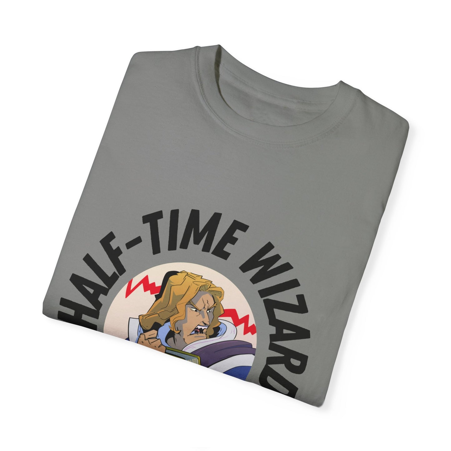 'Half-Time Wizard' Unisex Runebreakers Garment-Dyed T-shirt