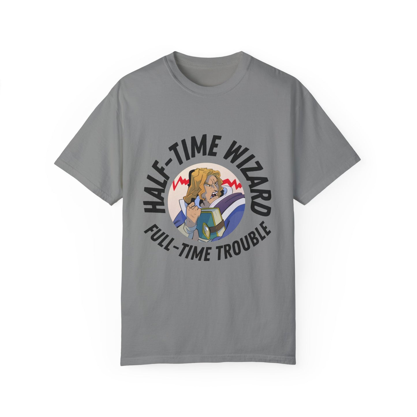 'Half-Time Wizard' Unisex Runebreakers Garment-Dyed T-shirt