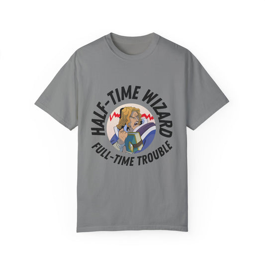 'Half-Time Wizard' Unisex Runebreakers Garment-Dyed T-shirt