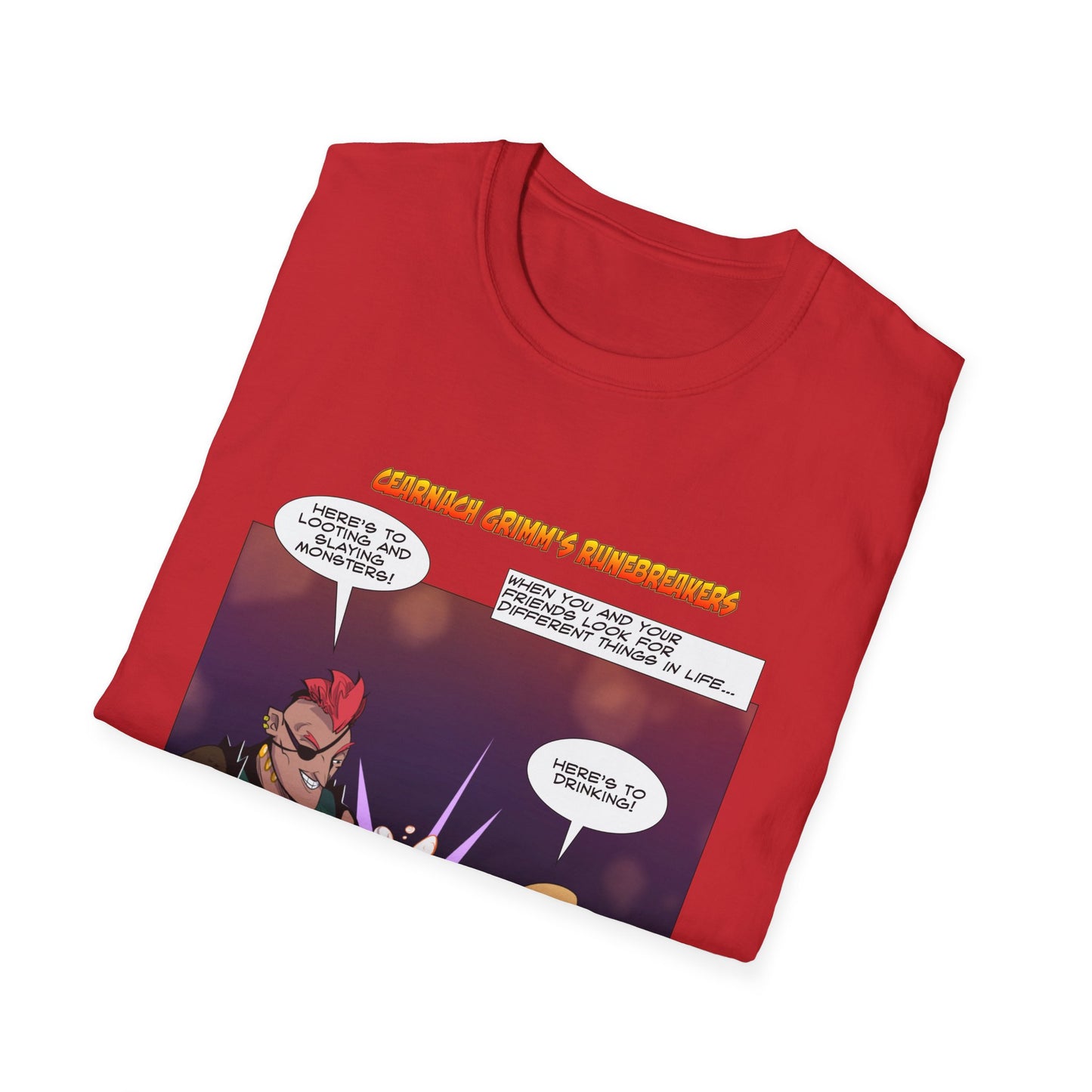 'To Drinking' Runebreakers Original Unisex Softstyle T-Shirt