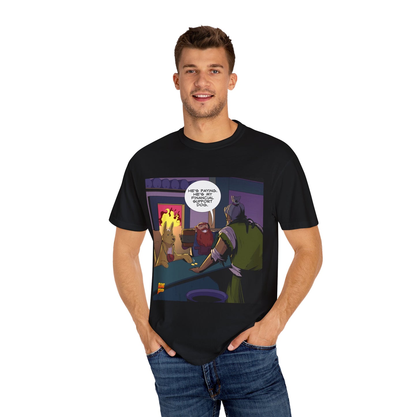 'Financial Support Dog' Runebreakers Original Comfort T-shirt