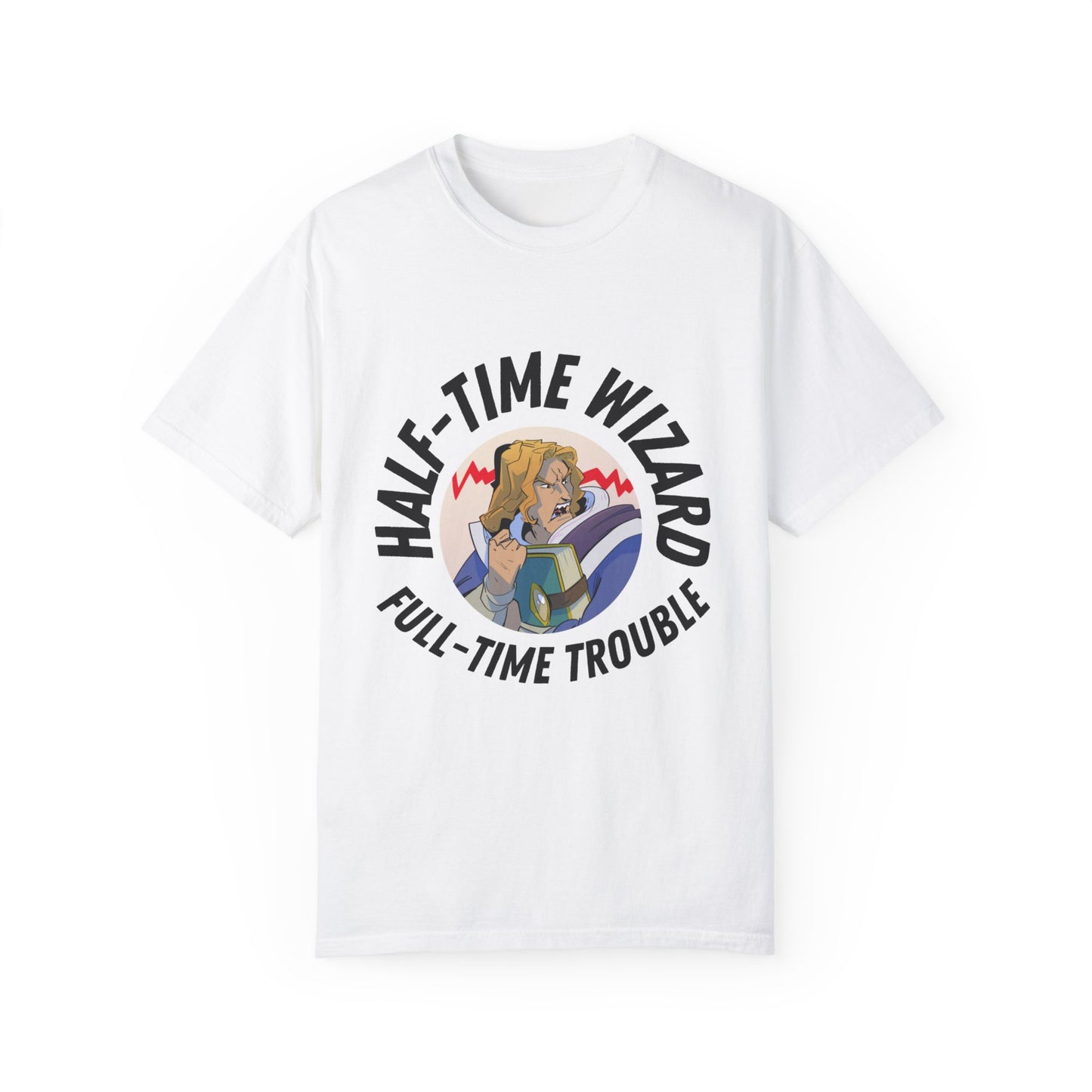 'Half-Time Wizard' Unisex Runebreakers Garment-Dyed T-shirt