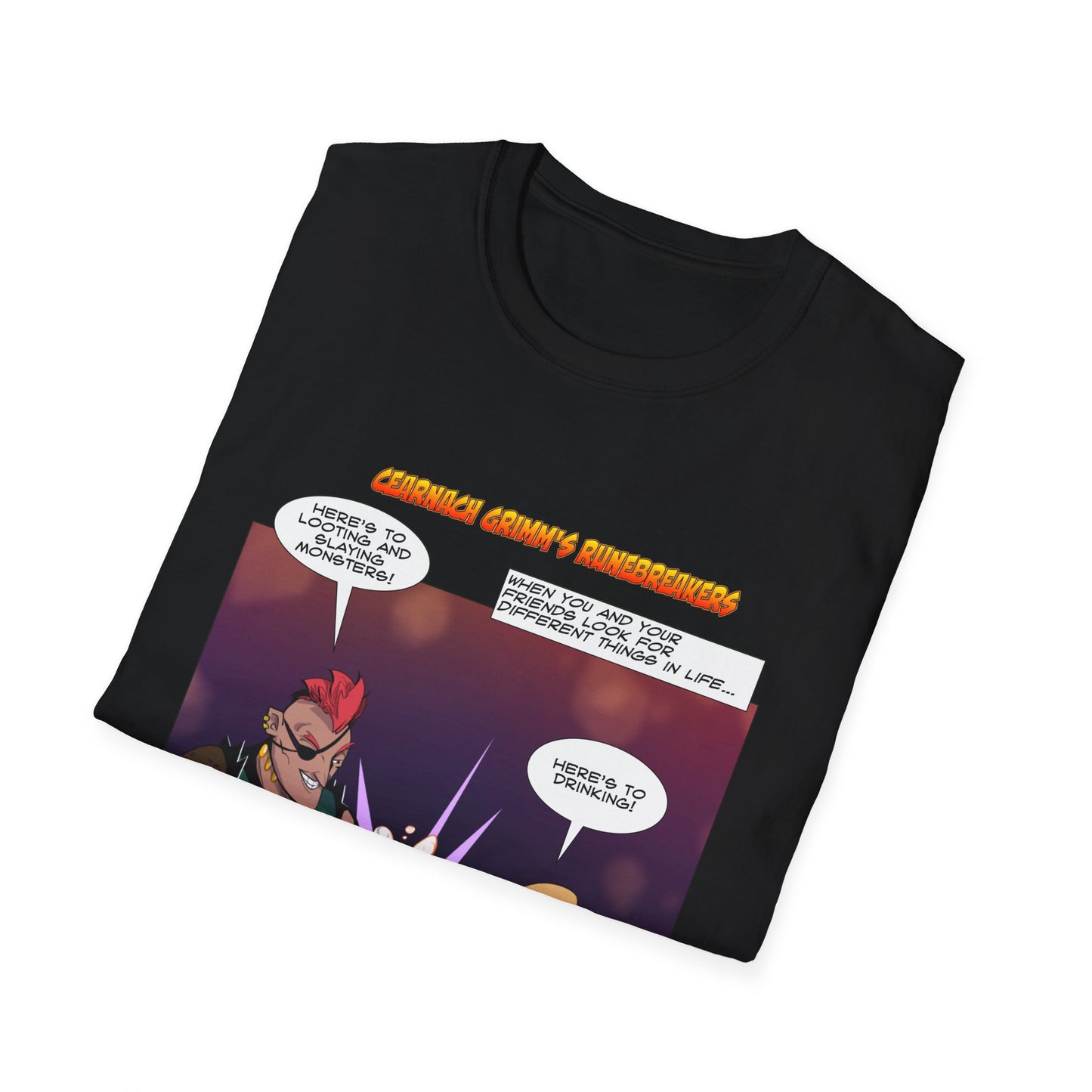 'To Drinking' Runebreakers Original Unisex Softstyle T-Shirt