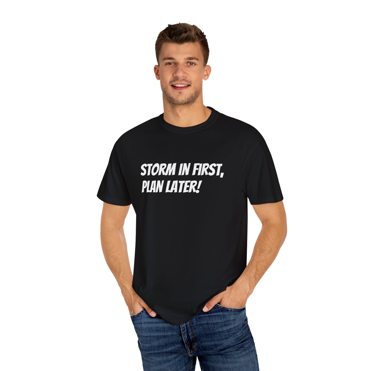 'Storm in first, plan later' Runebreakers Unisex Original Comfort shirt